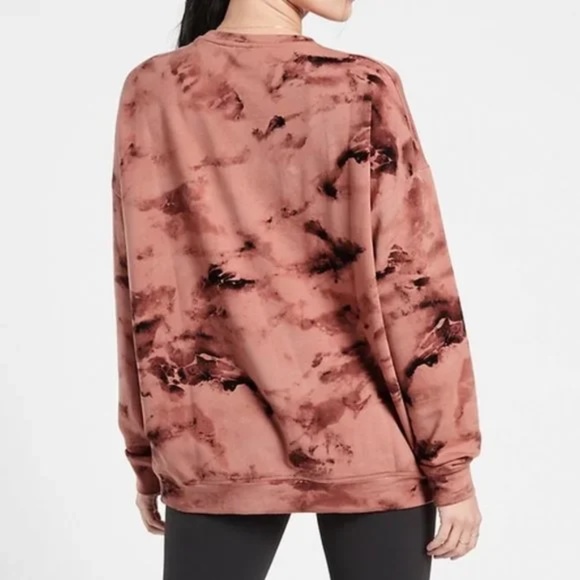 Athleta Palermo Pink Balance Pullover Sweatshirt sz S - Picture 8 of 9